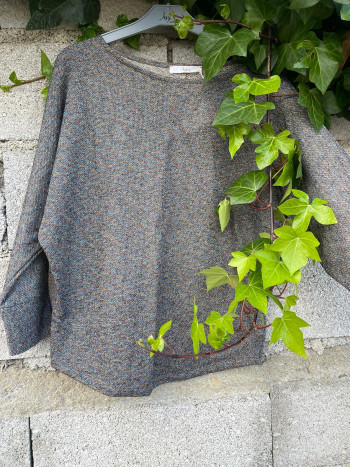 BLOUSE COTON  ET LUREX