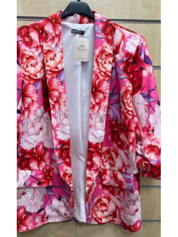 VESTE BLASER FLEURS