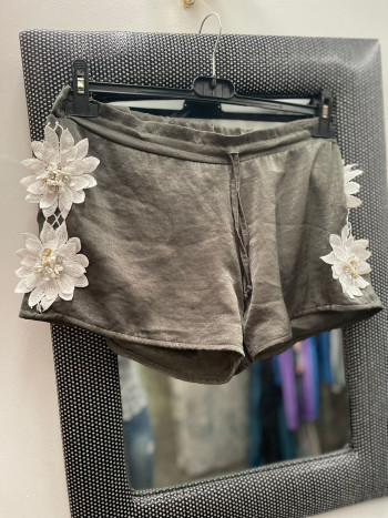 SHORt dentelle fleurs