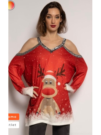 BLOUSE NOËL CHEZ LES RENNES