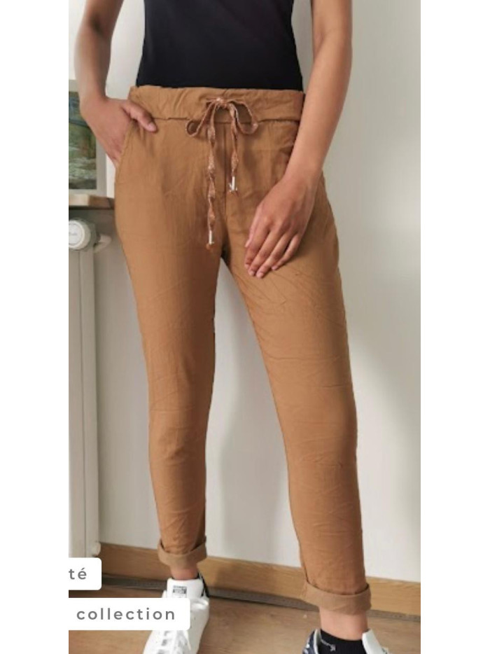 PANTALON JOG FROISSÉ pour bateaux 