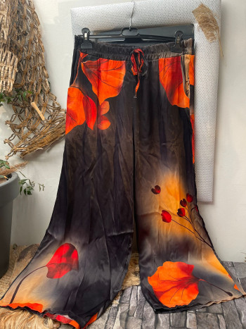 pantalon fluide indian flowers