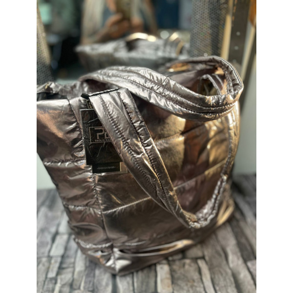 sac doudoune métal luxury grand