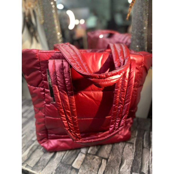 sac doudoune métal luxury grand