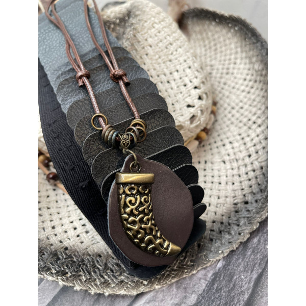 COLLIER SIMILI ET BRONZE