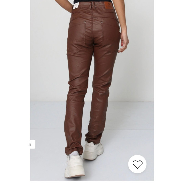 pantalon simili karo choco