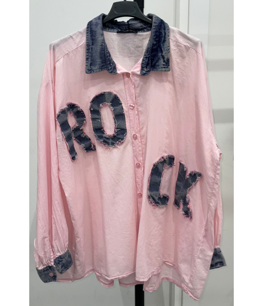 chemise rock letters