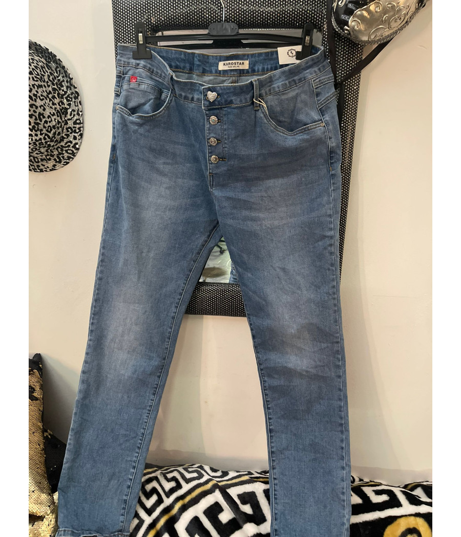 jeans karostar boutons