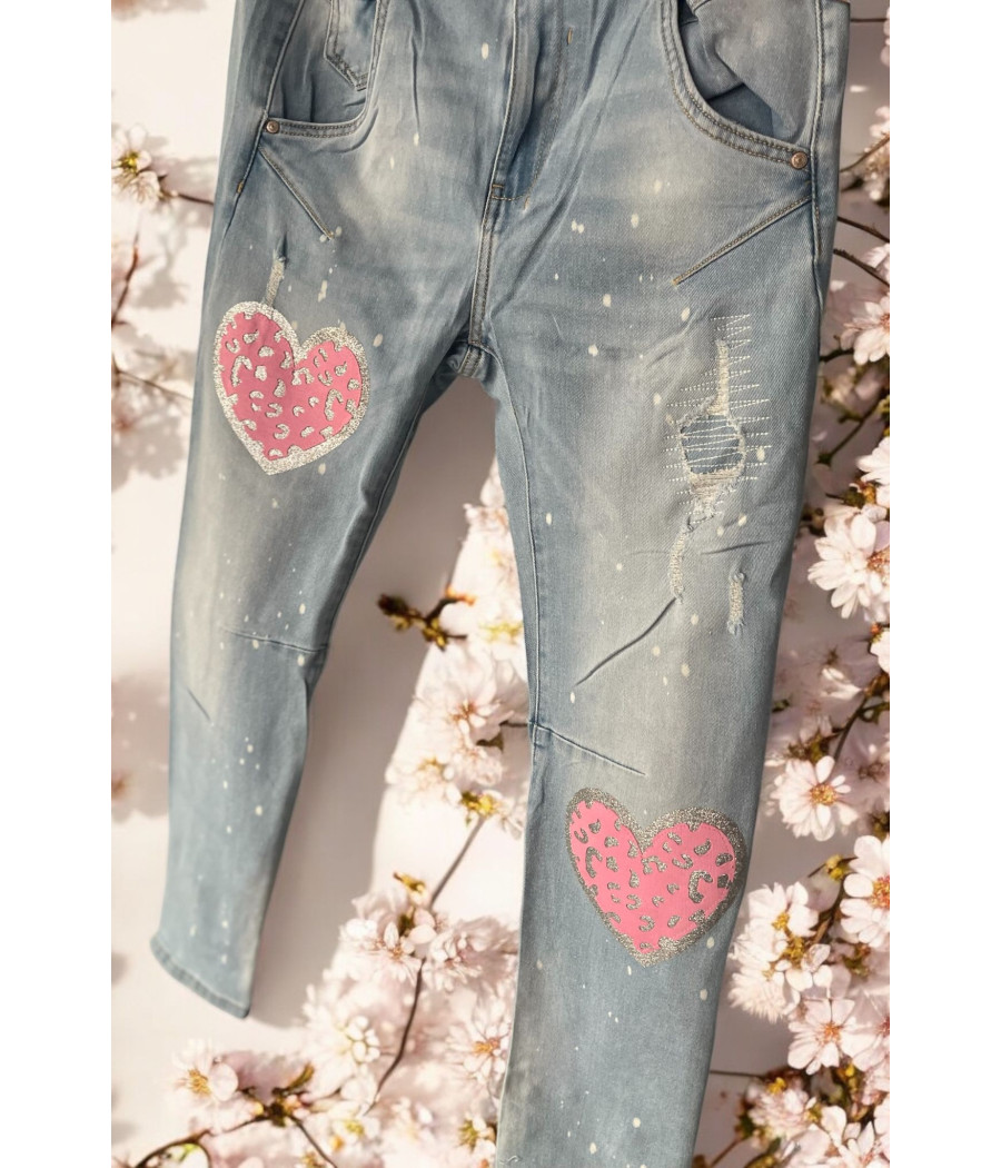 pantalon jeans mon petit coeur