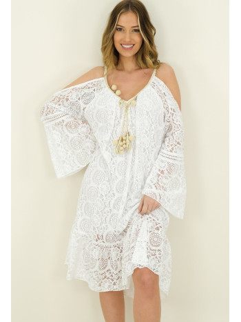 ROBE OVERSIZE DENTELLE -...