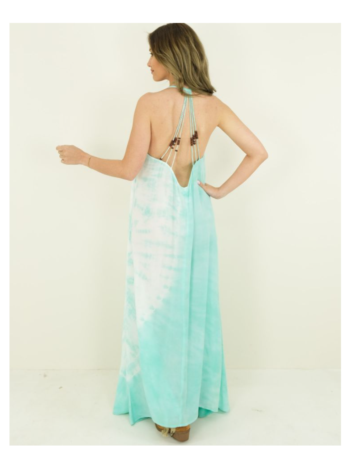 robe tie & dye - lacet dos + sequin i belissima