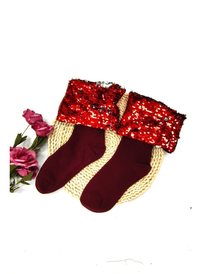 CHAUSSETTES AVEC SEQUINS pour bateaux 