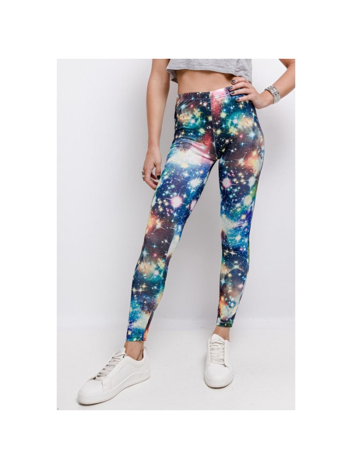 LEGGINGS TAILLE HAUTE MOTIF GALAXIE pour bateaux 