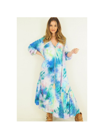 ROBE OVERSIZE TIE & DYE -...