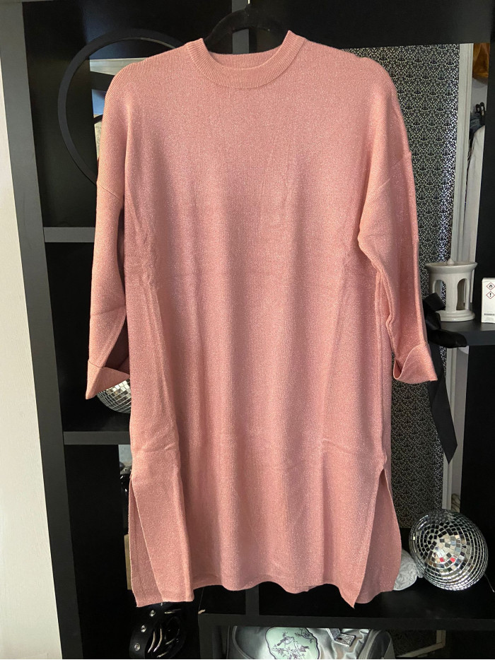 ROBE PULL /TUNIQUE LUREX OVERSIZE pour bateaux 